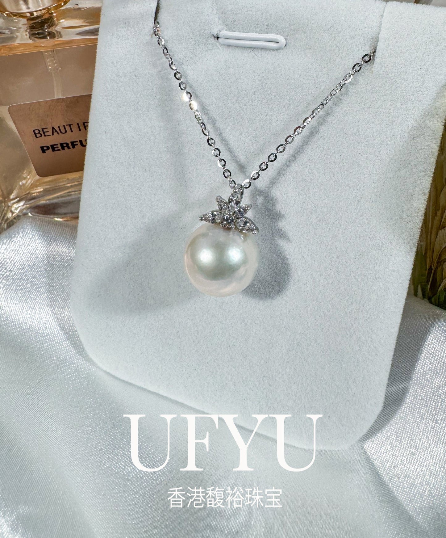 Handcrafted Ice Queen Crown Style Freshwater Pearl Pendant, Luxury Fashion Pearl Necklace for Moms and Wives